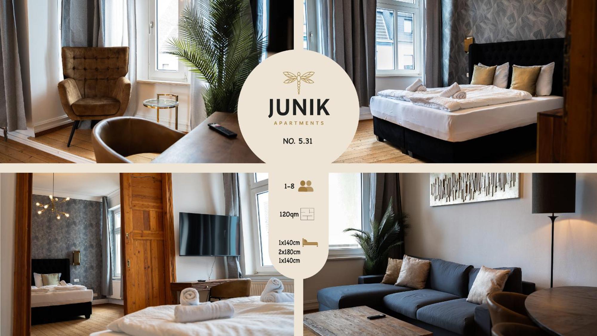 Junik Apartments - Deine Cityapartments In Duisburg Zimmer foto